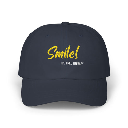 Smile! It's Free Therapy Camo Dad Cap