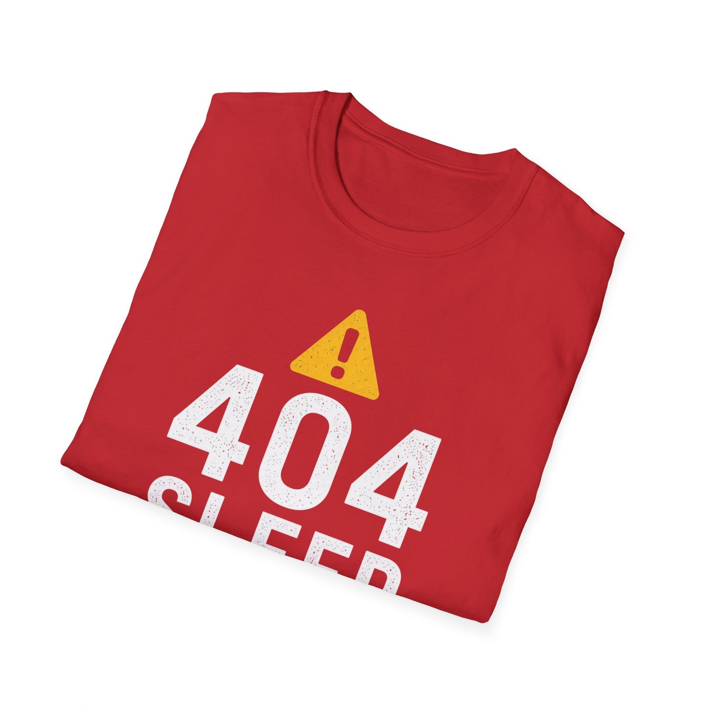 404 Sleep Not Found T-Shirt — Funny Insomnia / Night Owl Tech Tee