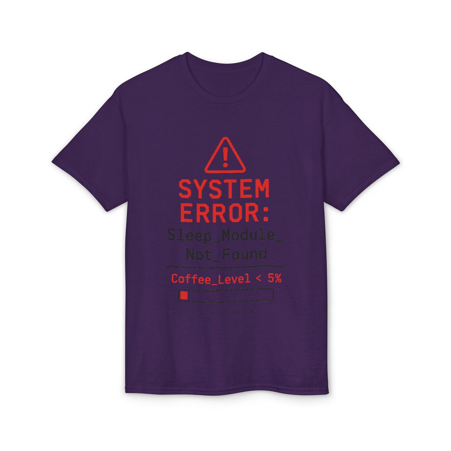 System Error: Coffee Level <5% T-Shirt