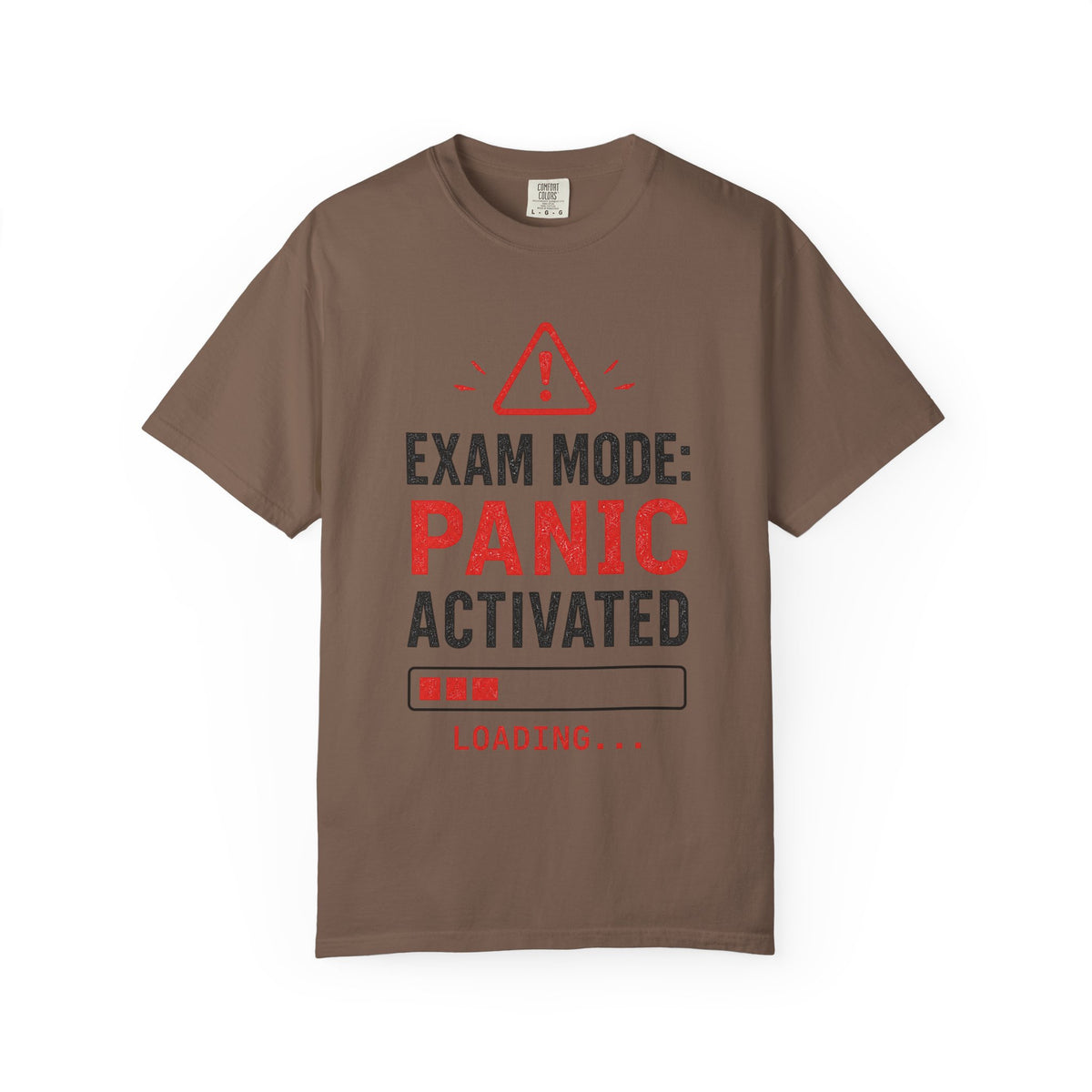 Exam Mode Panic Activated T‑Shirt — Funny Student Exam Shirt