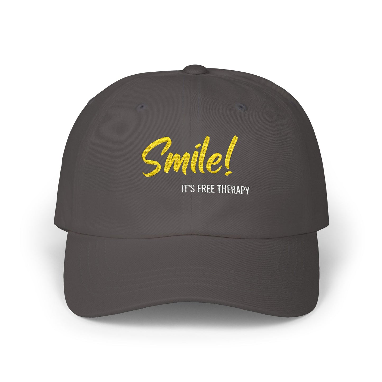 Smile! It's Free Therapy Camo Dad Cap