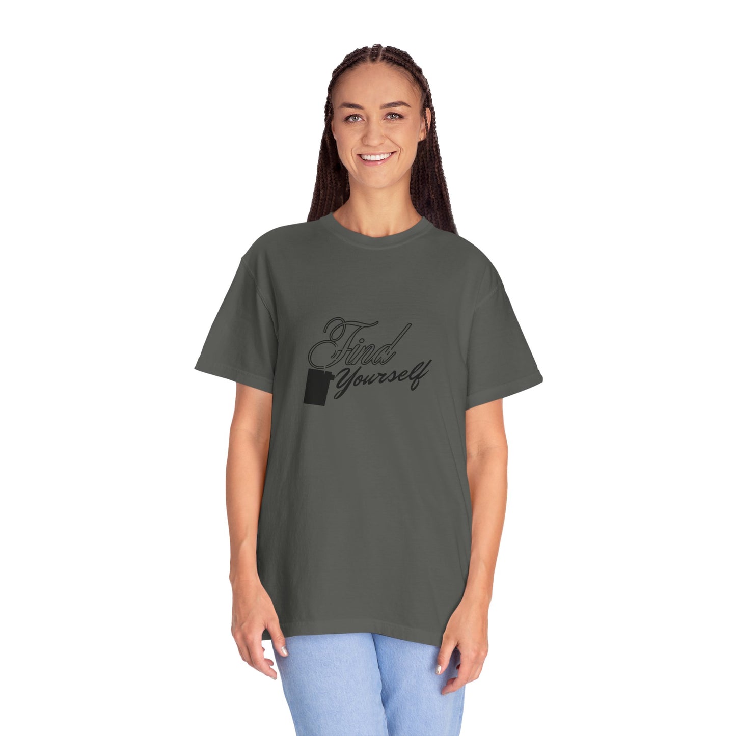Find Yourself Graphic T-Shirt - Inspirational Minimalist Tee