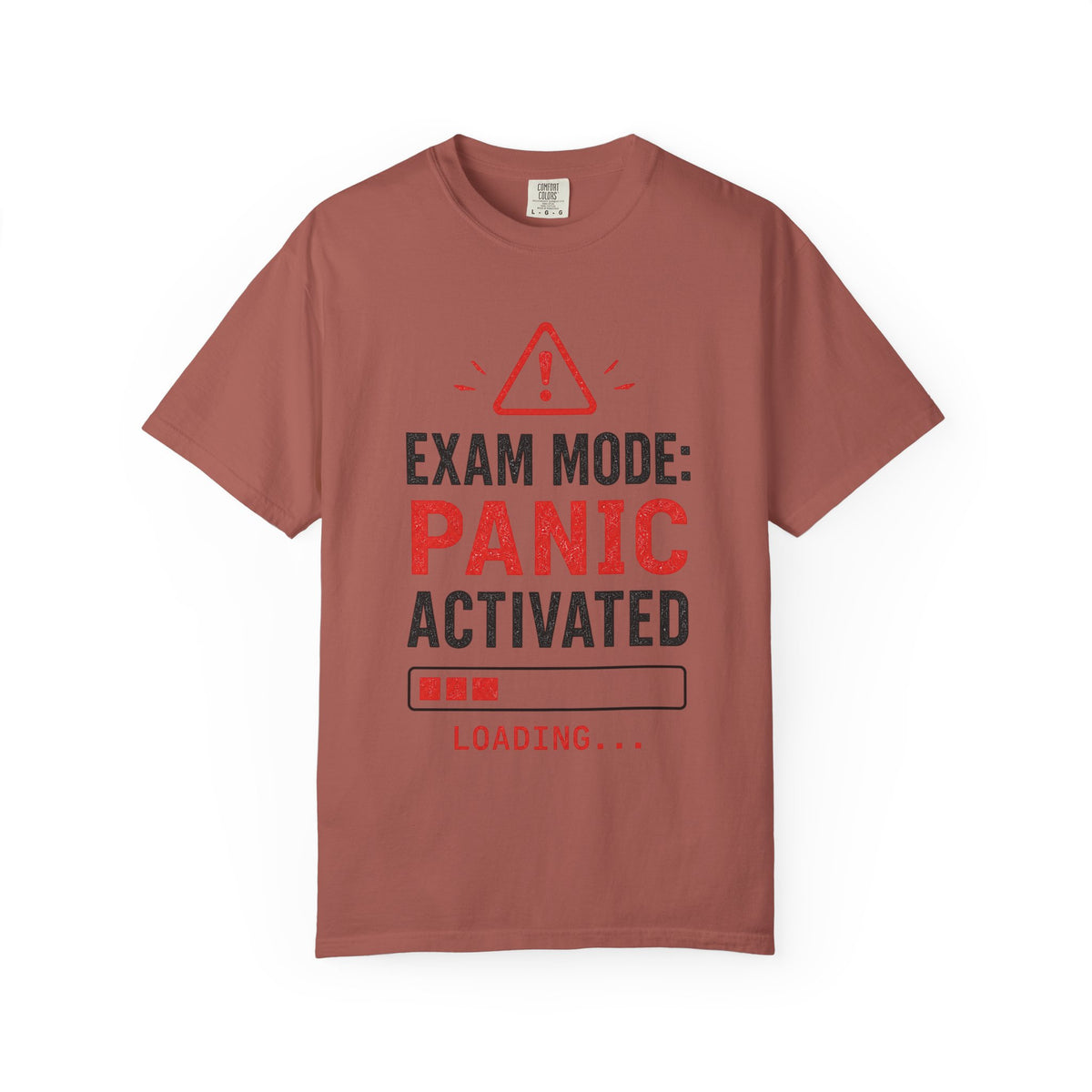 Exam Mode Panic Activated T‑Shirt — Funny Student Exam Shirt