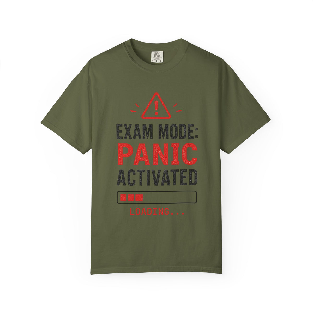 Exam Mode Panic Activated T‑Shirt — Funny Student Exam Shirt