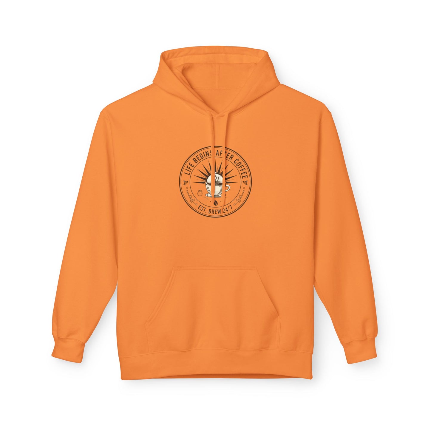 Nature-Inspired Hoodie — “I’ve Been Up All Night” Deer Compass Design