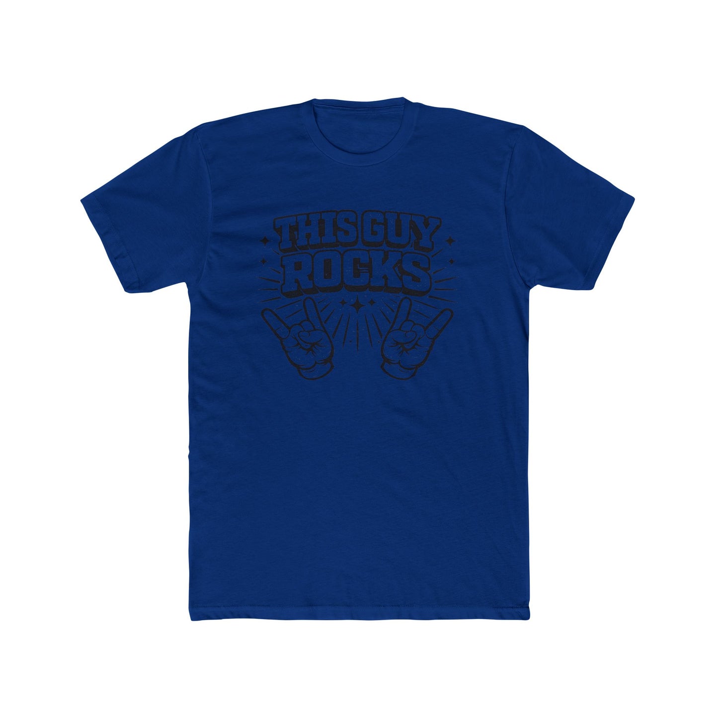 This Guy Rocks T‑Shirt — Retro Rock Hand Sign Tee