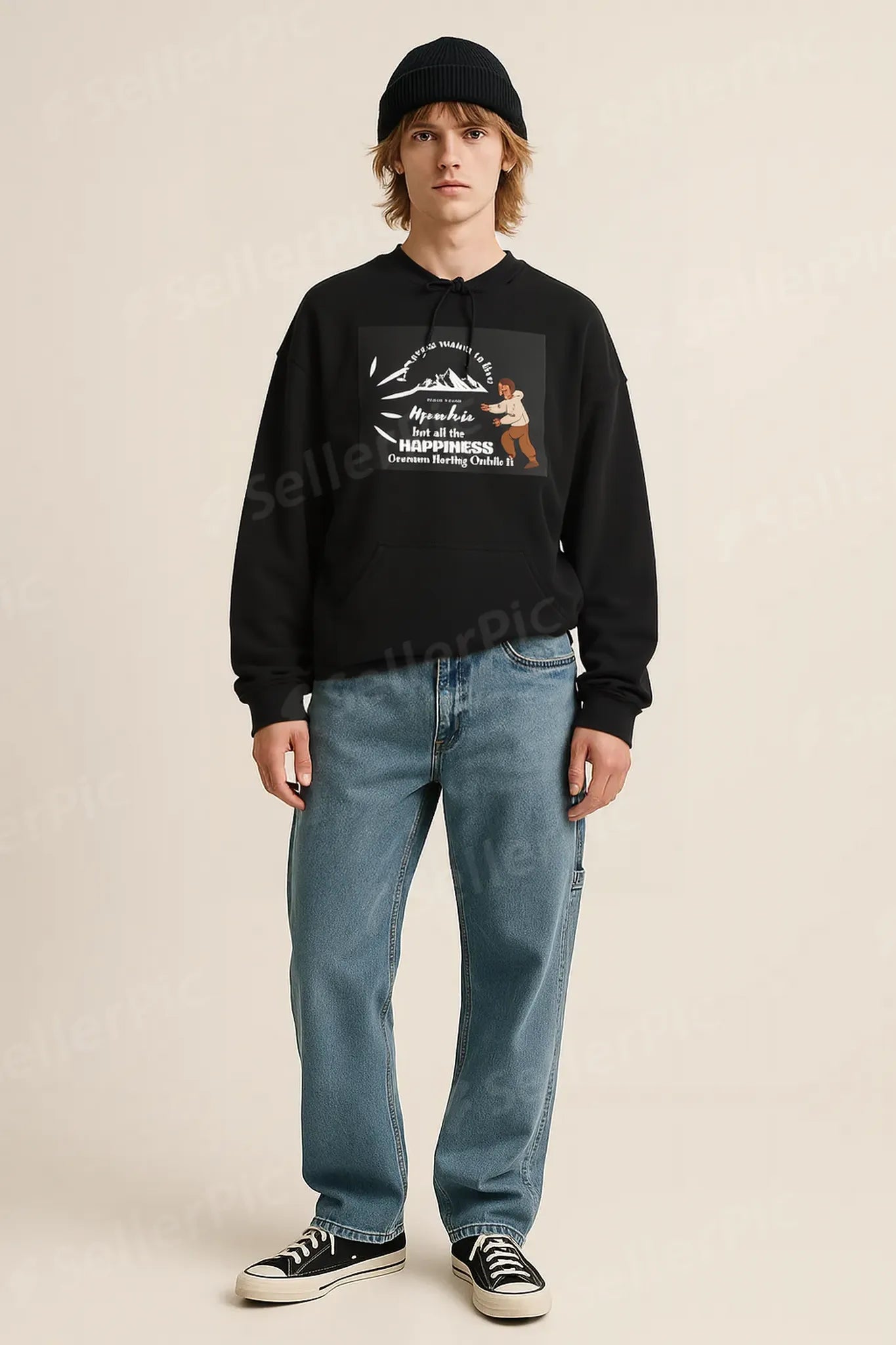 Hunting Dad Hoodie – "My Favorite People Call Me Hunting Coach" Graphic Hooded Sweatshirt