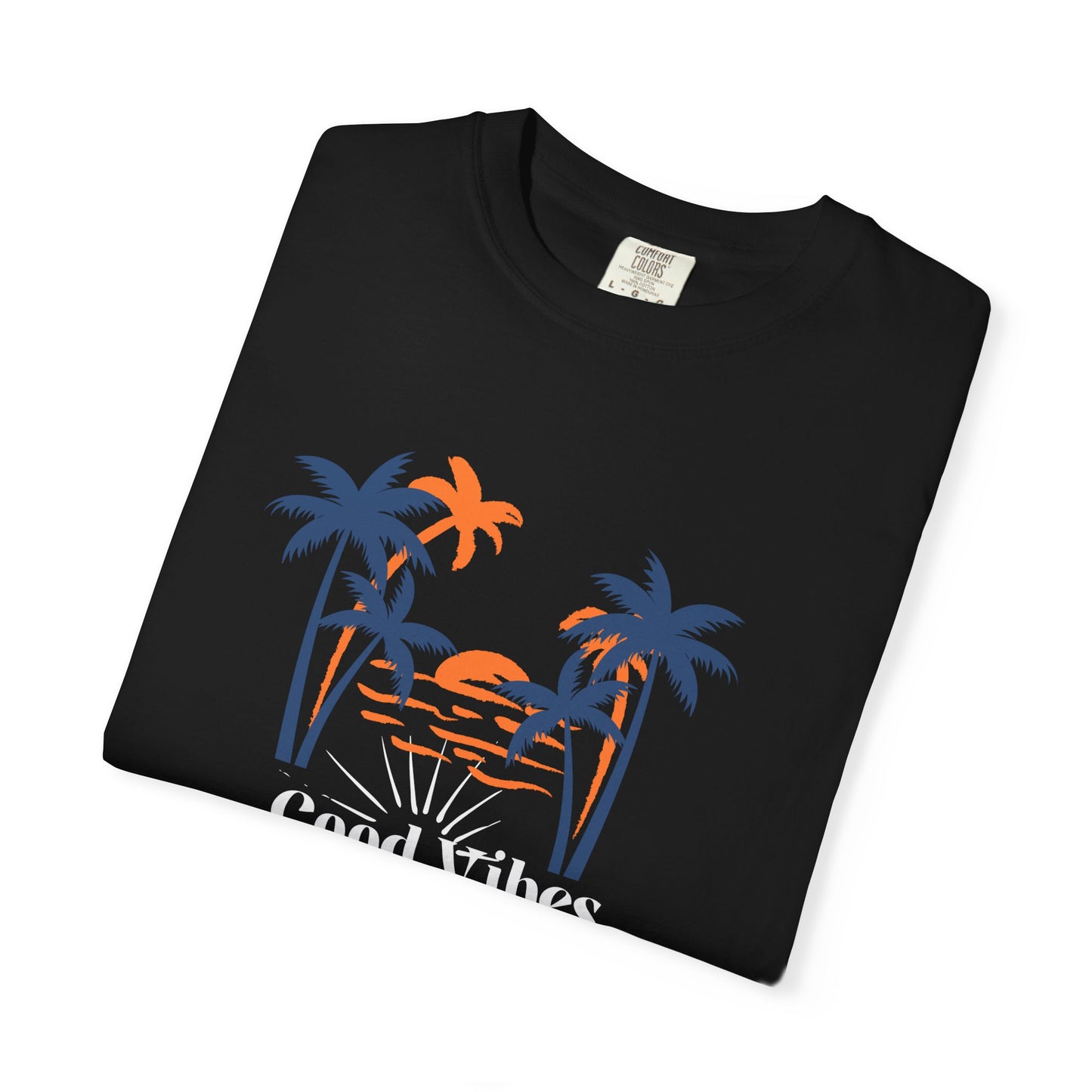 Palm Sunset T-Shirt — Retro Tropical Palm Tree Graphic Tee