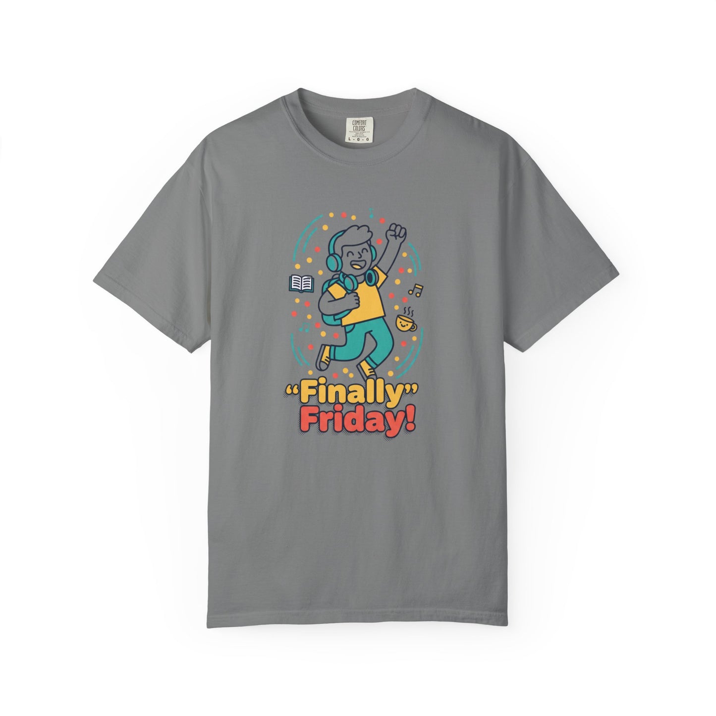 Finally Friday! Graphic T-Shirt — Fun Weekend Celebration Tee