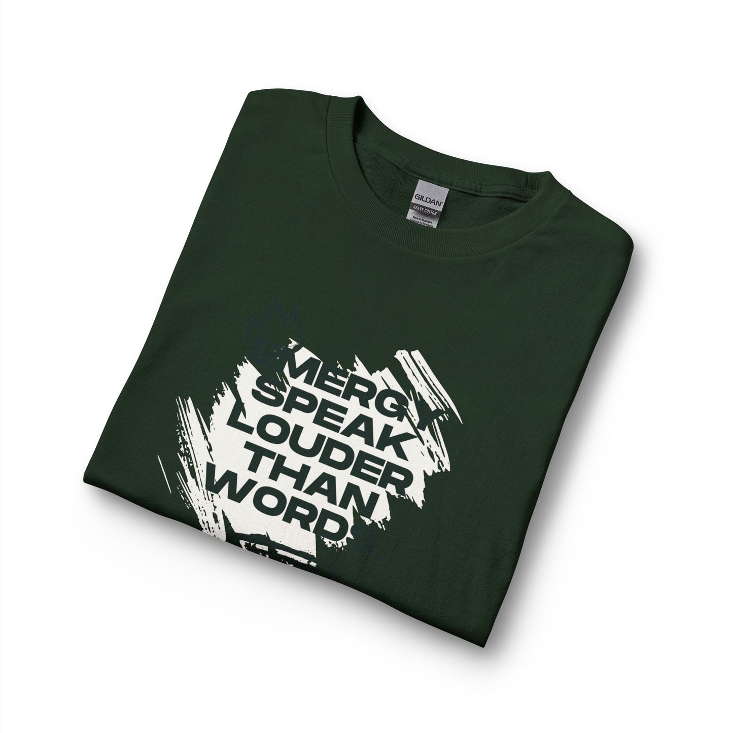 Long Sleeve Tee — "Energy Speak Louder Than Words" Graphic