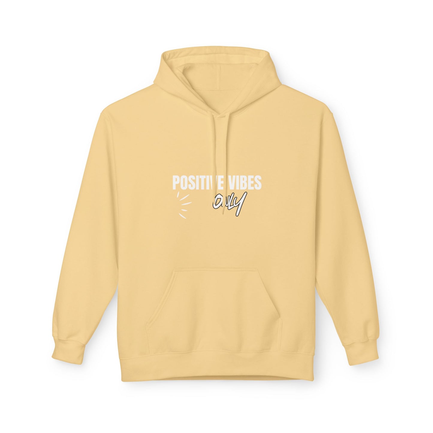 Hoodie - Minimal Script "Be Kind" Chest Logo | Casual Everyday Cozy Pullover