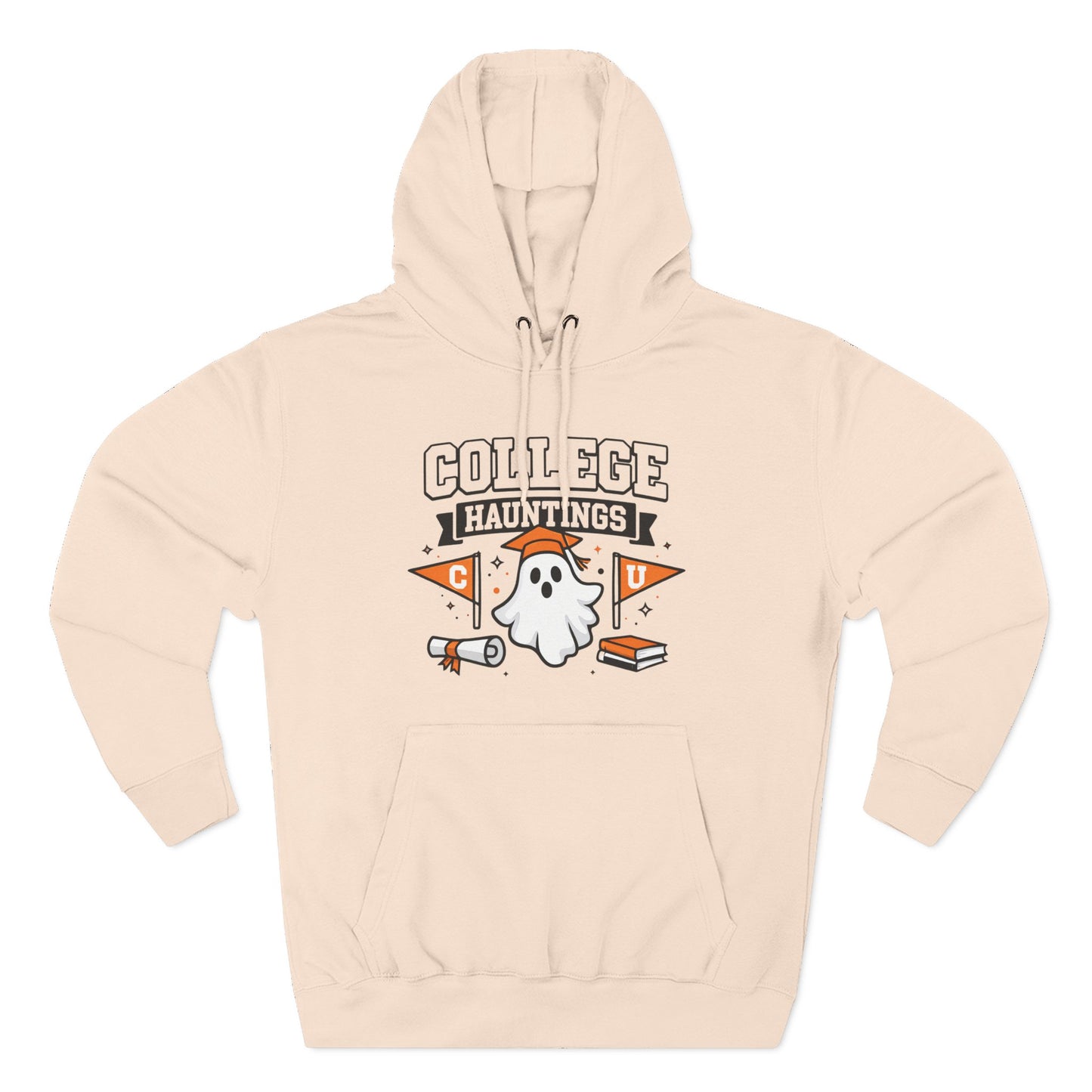 Three-Panel Fleece Hoodie