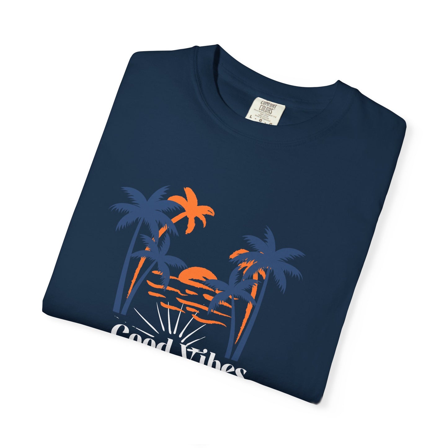 Palm Sunset T-Shirt — Retro Tropical Palm Tree Graphic Tee