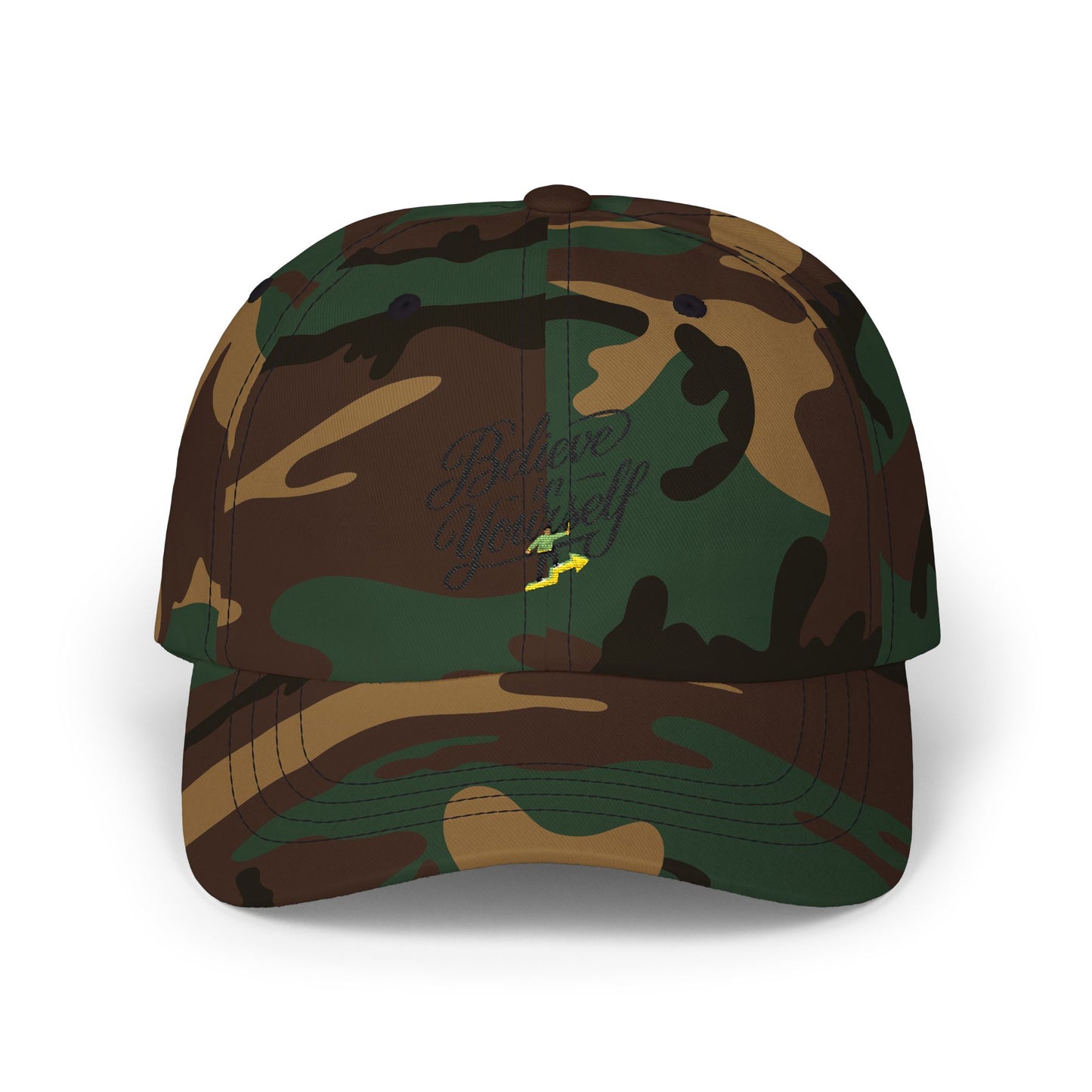 Believe in Yourself Dad Cap - Inspirational Embroidered Baseball Hat