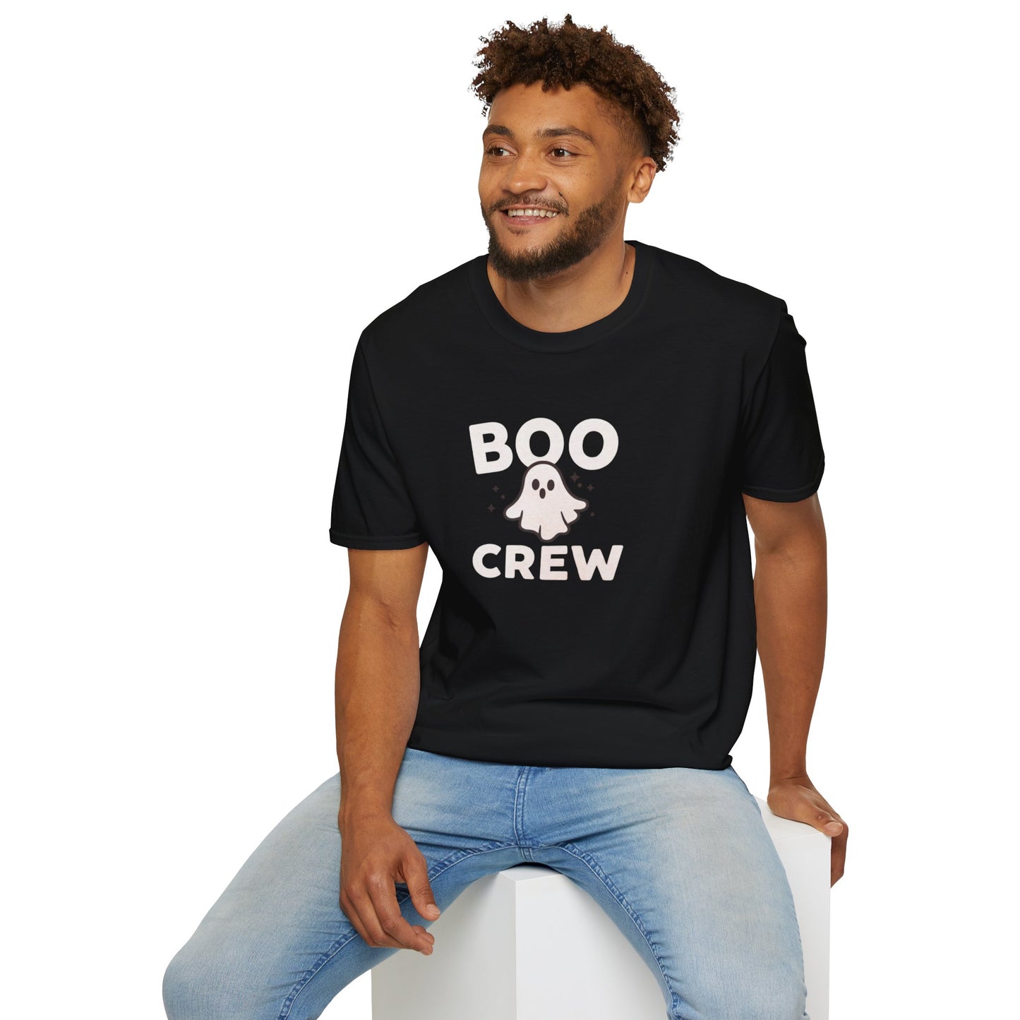 Boo Crew T-Shirt — Cute Halloween Ghost Tee for Kids & Adults
