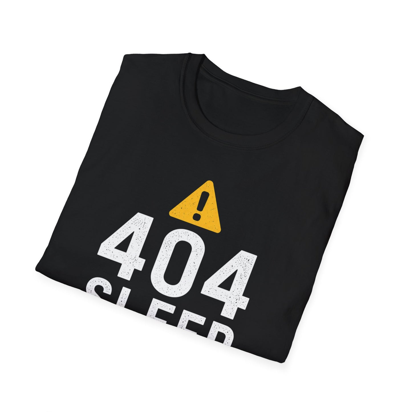 404 Sleep Not Found T-Shirt — Funny Insomnia / Night Owl Tech Tee