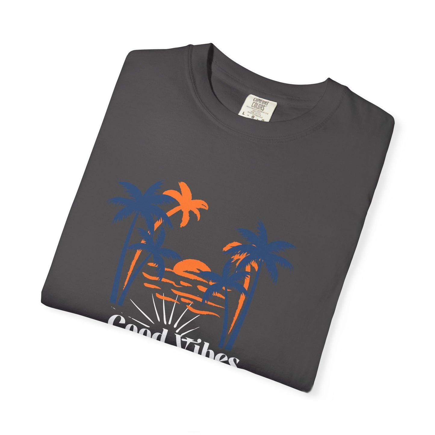 Palm Sunset T-Shirt — Retro Tropical Palm Tree Graphic Tee