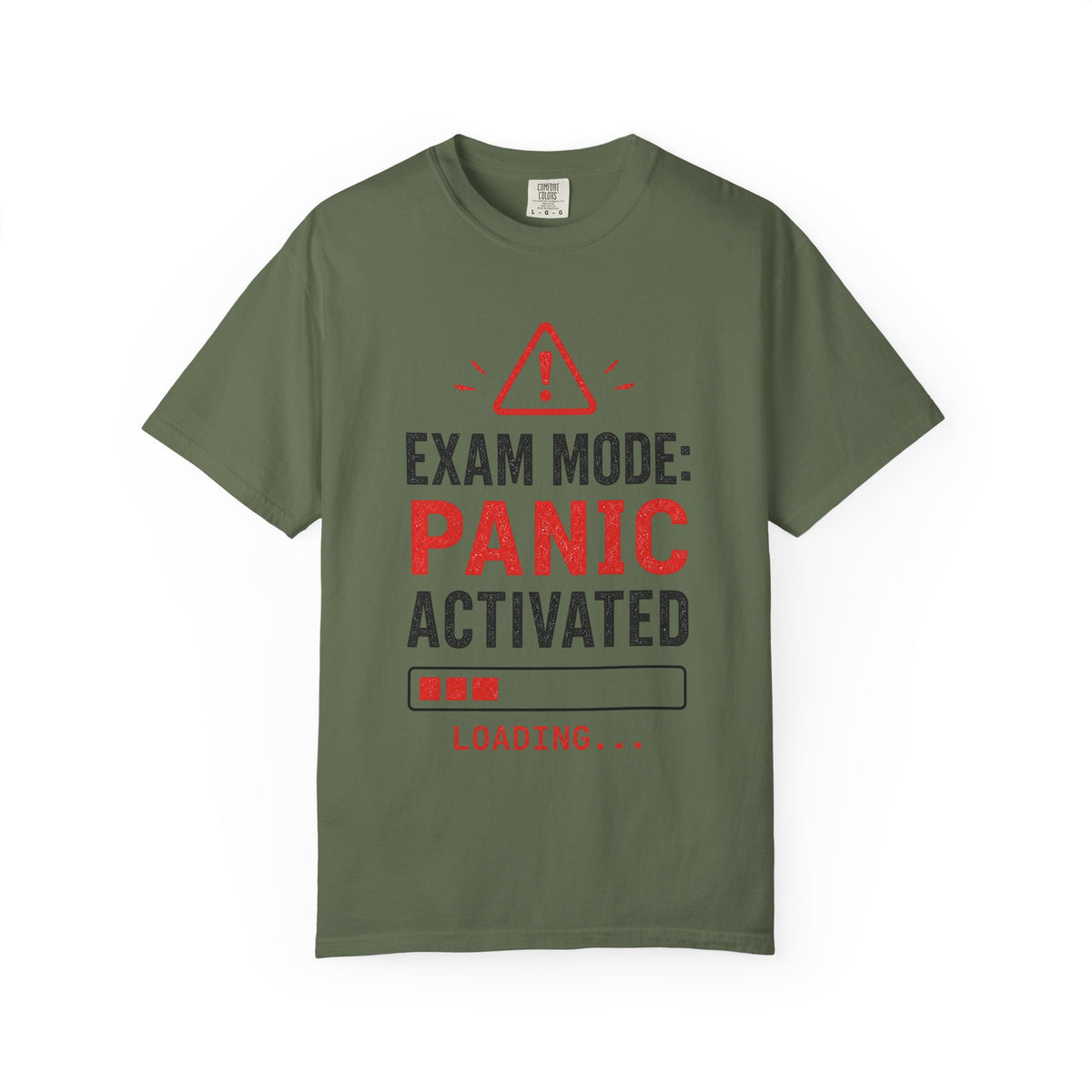 Exam Mode Panic Activated T‑Shirt — Funny Student Exam Shirt