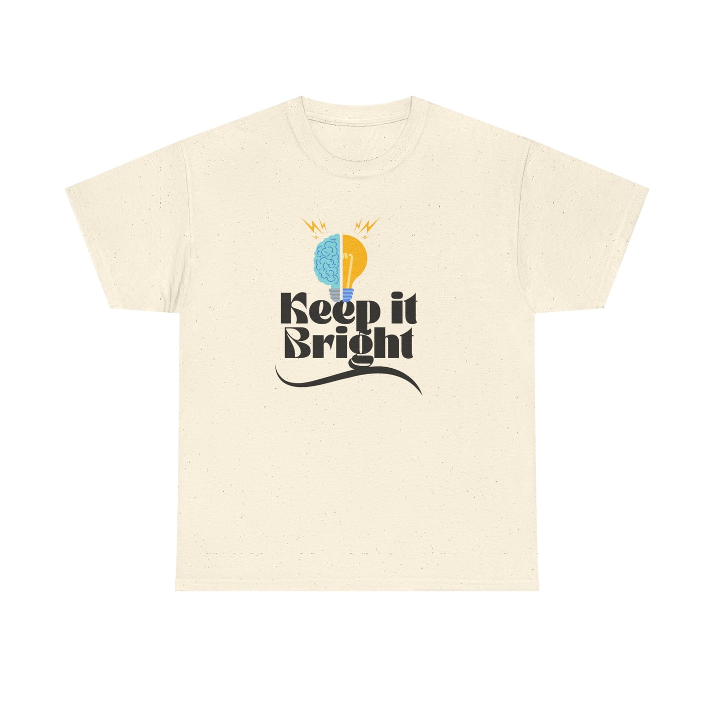 Keep It Bright Graphic Tee — Positive Sun & Moon Retro T-Shirt
