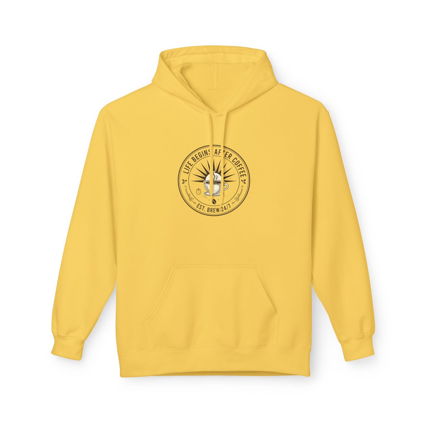 Nature-Inspired Hoodie — “I’ve Been Up All Night” Deer Compass Design