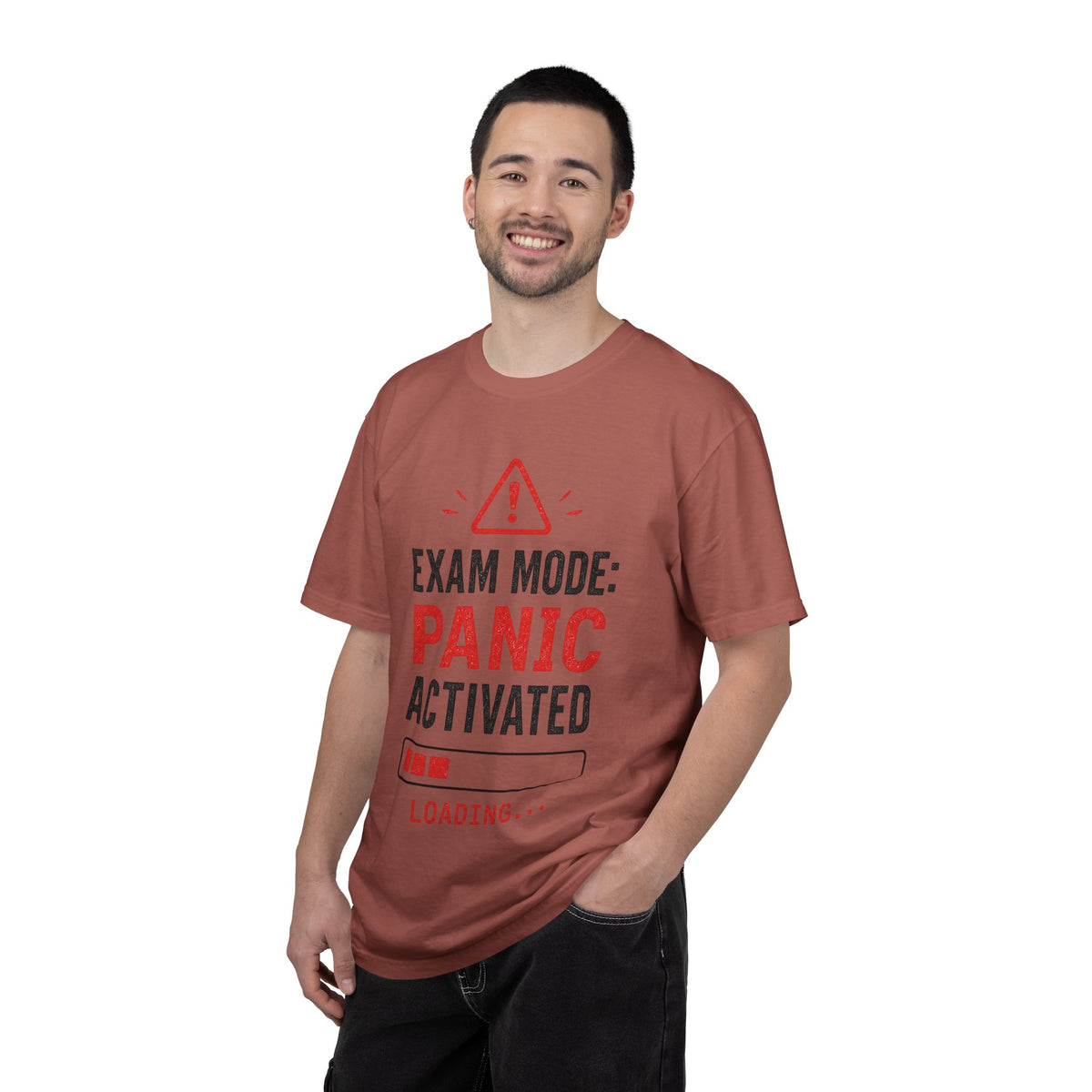 Exam Mode Panic Activated T‑Shirt — Funny Student Exam Shirt
