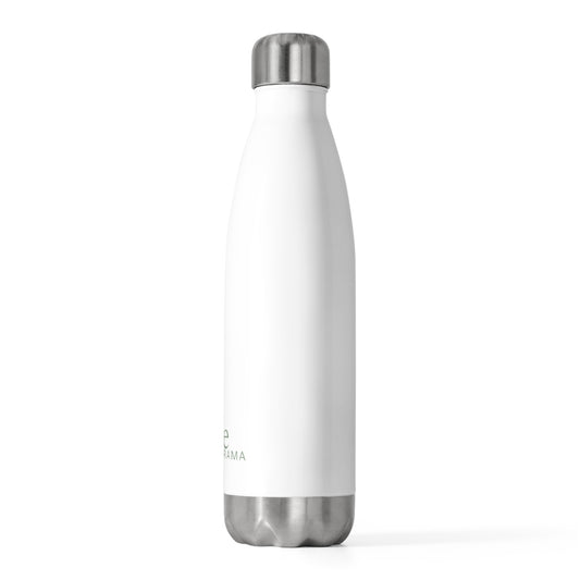 Peace Over Drama 20oz Insulated Bottle – Minimalist Leaf Water Bottle