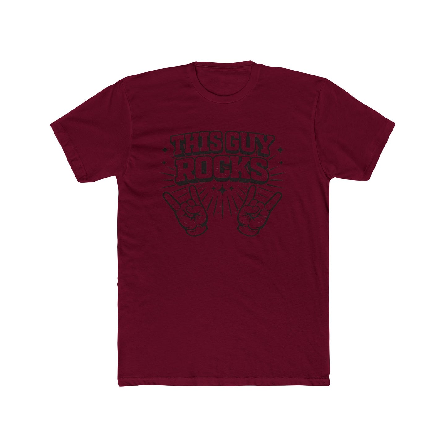 This Guy Rocks T‑Shirt — Retro Rock Hand Sign Tee