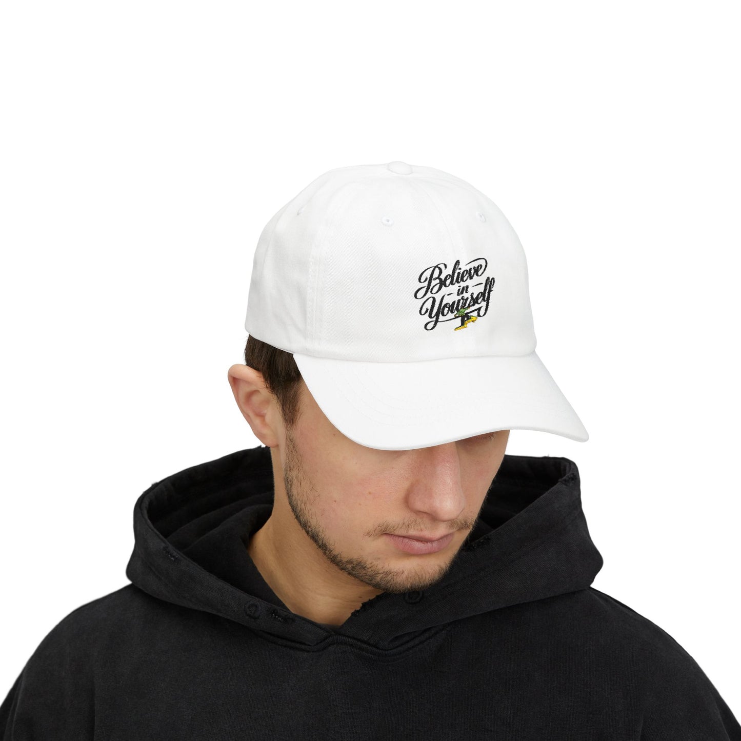 Believe in Yourself Dad Cap - Inspirational Embroidered Baseball Hat