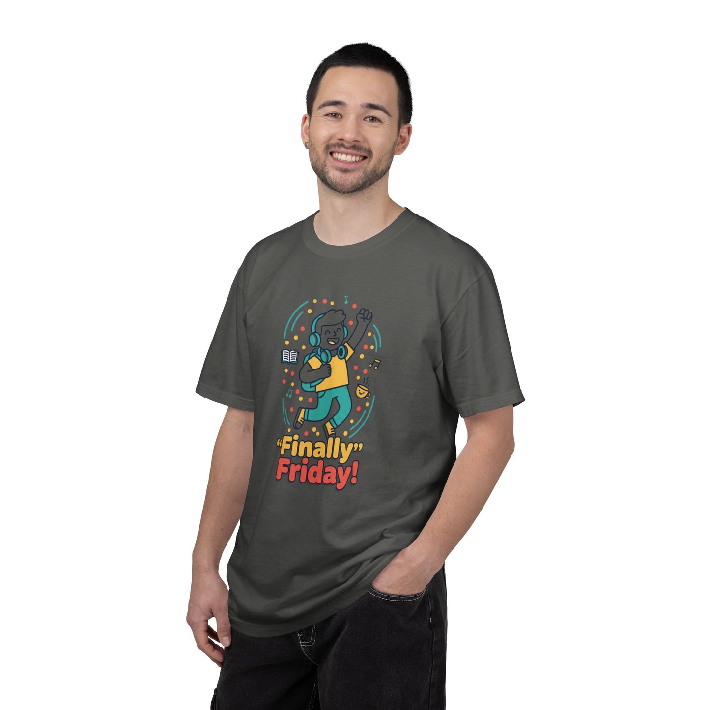 Finally Friday! Graphic T-Shirt — Fun Weekend Celebration Tee