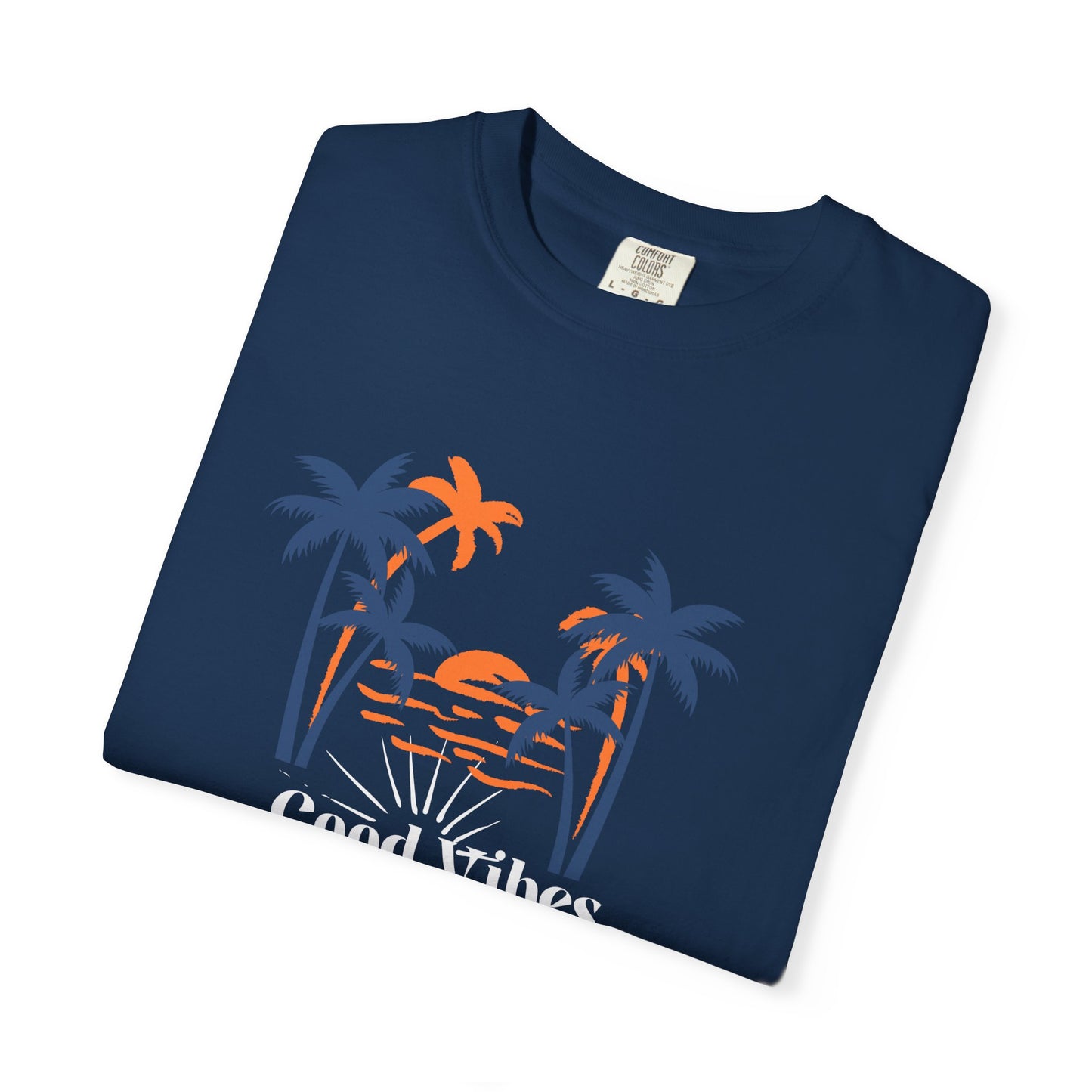 Palm Sunset T-Shirt — Retro Tropical Palm Tree Graphic Tee