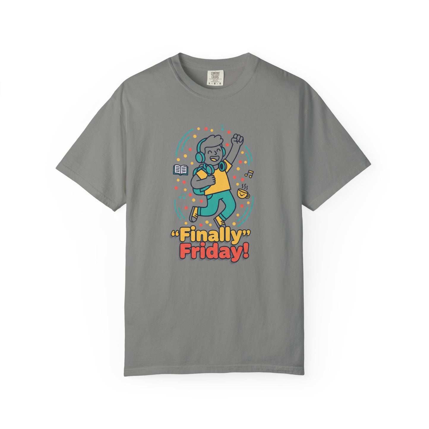 Finally Friday! Graphic T-Shirt — Fun Weekend Celebration Tee