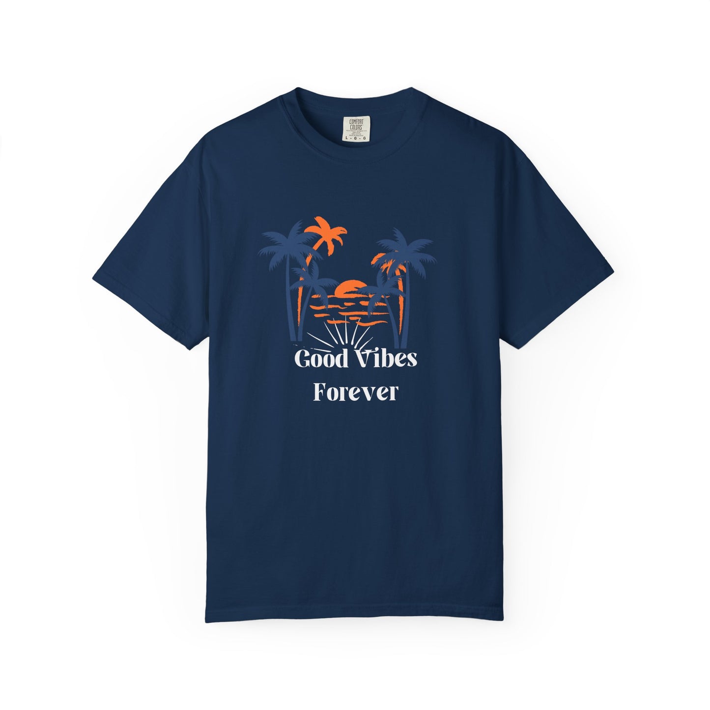 Palm Sunset T-Shirt — Retro Tropical Palm Tree Graphic Tee