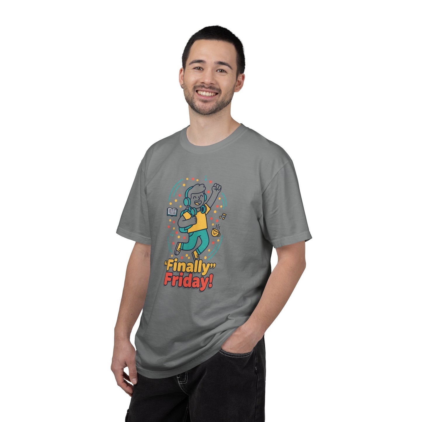 Finally Friday! Graphic T-Shirt — Fun Weekend Celebration Tee