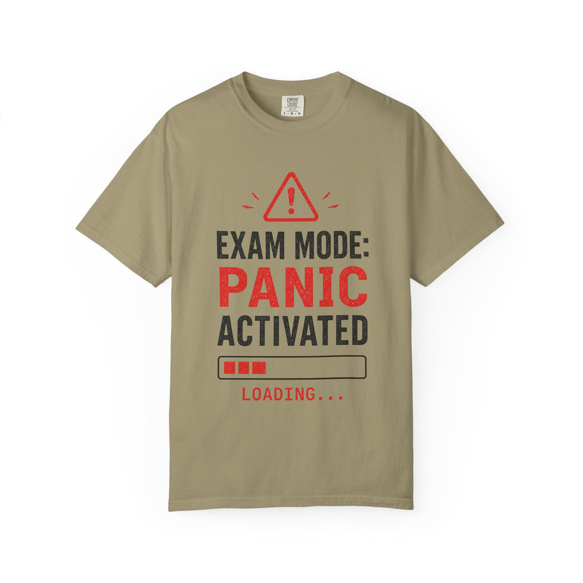 Exam Mode Panic Activated T‑Shirt — Funny Student Exam Shirt