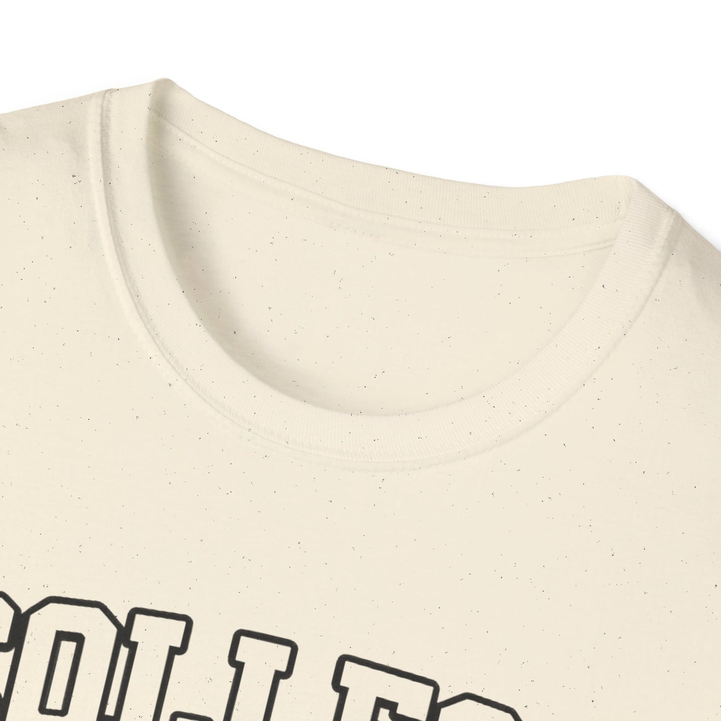 College Spirit T-Shirt — Cute Ghost Mascot with Pennants