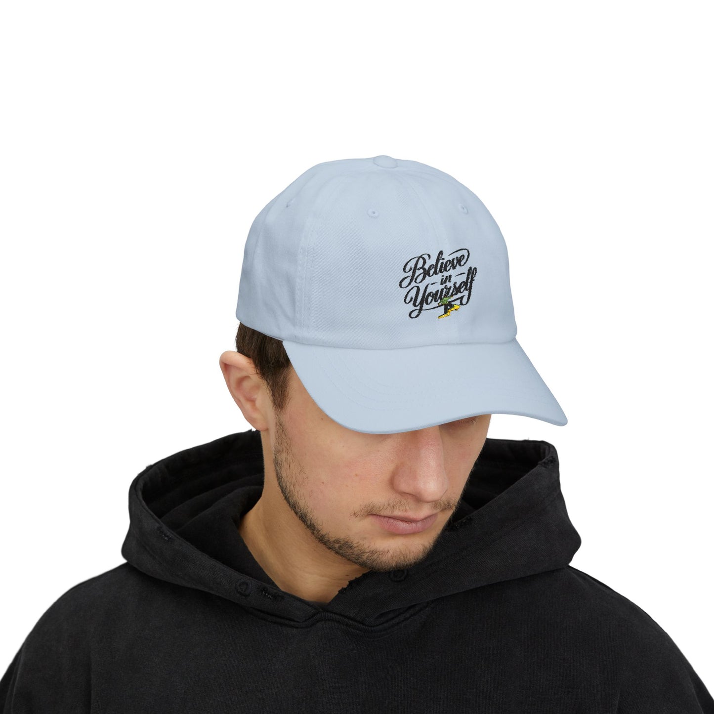 Believe in Yourself Dad Cap - Inspirational Embroidered Baseball Hat