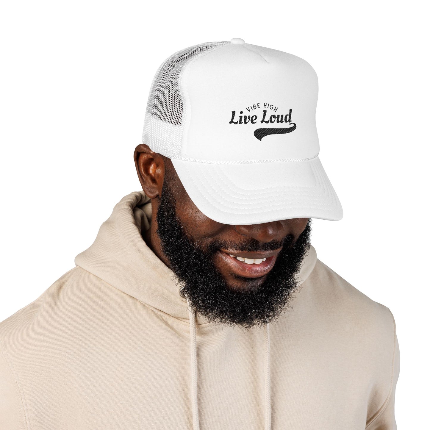Live Loud Embroidered Trucker Hat
