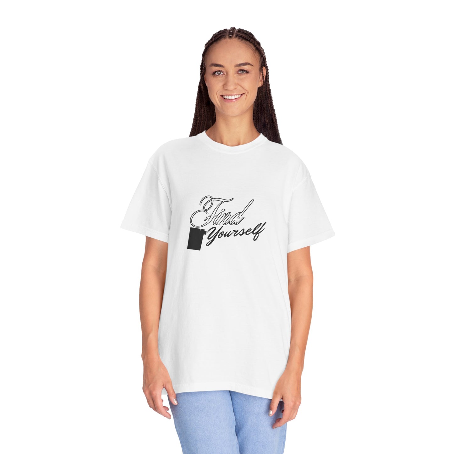 Find Yourself Graphic T-Shirt - Inspirational Minimalist Tee